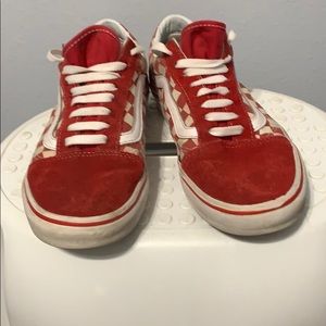 Red checker vans